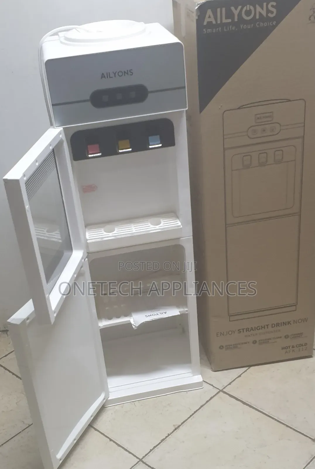 Ailyons 3 Taps Water Dispenser Hot Cold Normal