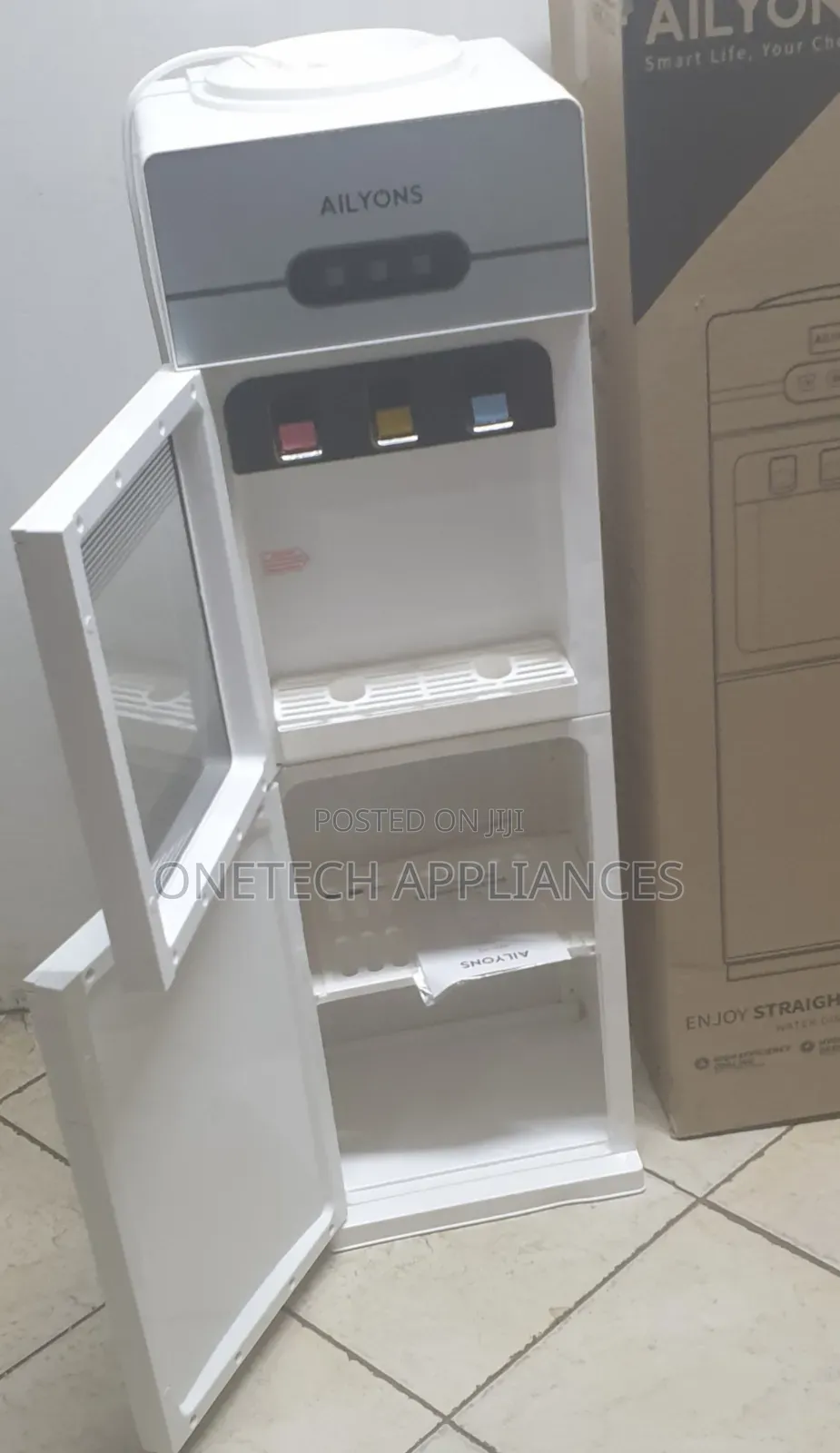 Ailyons Afk-112 Dispenser Hot Cold and Normal With Storage Cabinet