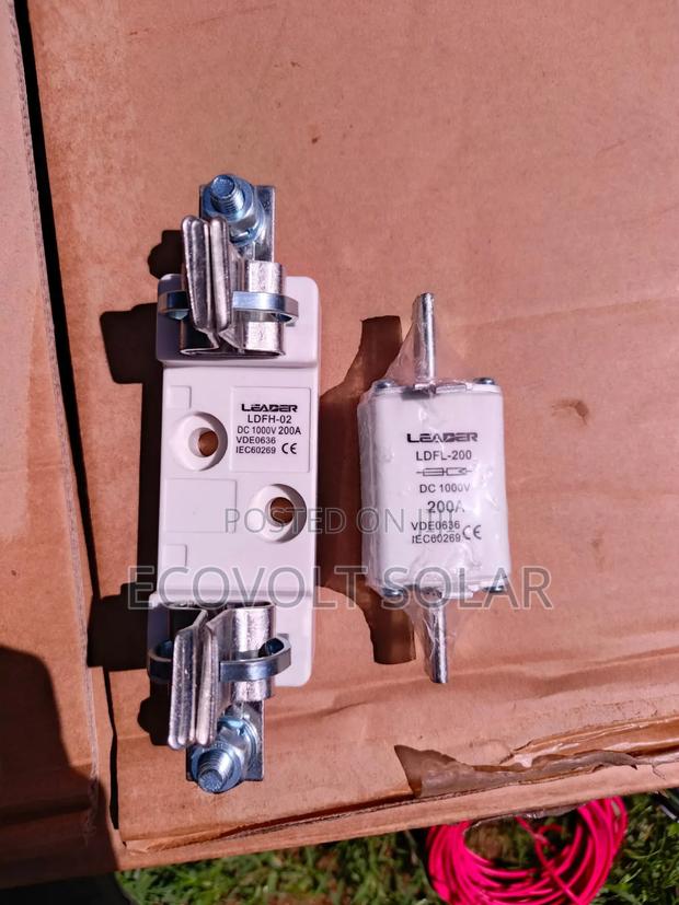 200a 1,000vdc Battery Fuse Complete With Puller