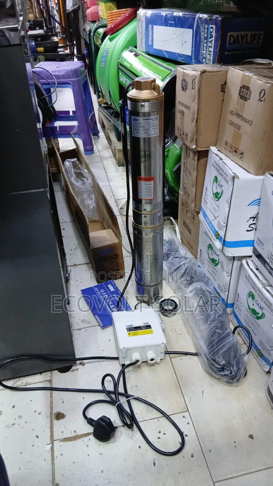 Usk 4sdm310 Submersible Water Pump 0.75hp