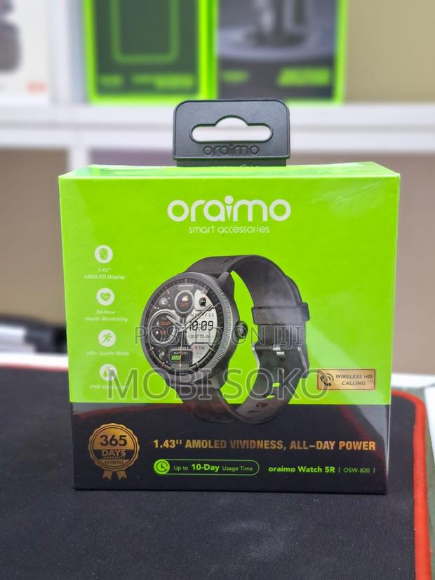 Oraimo Watch 5r Amoled Display Smartwatch - thumbnail 2