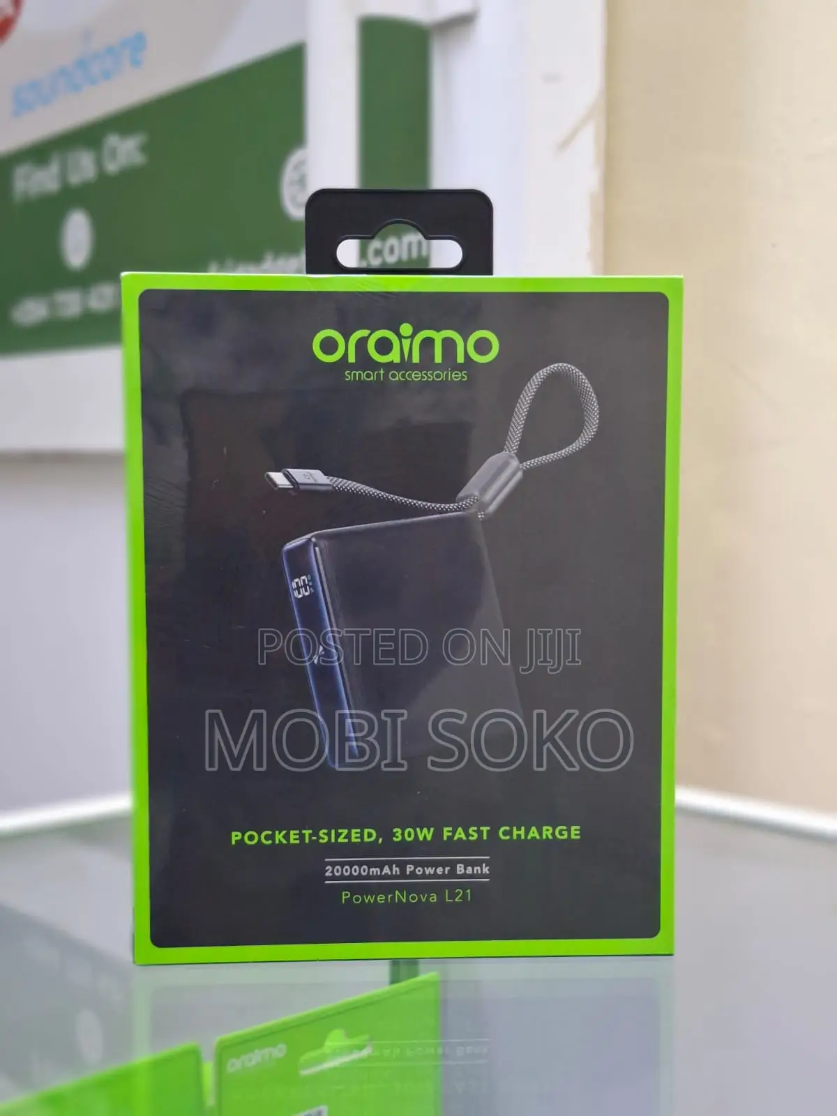 Oraimo Powernova L21, 30w, 20000mah Powerbank