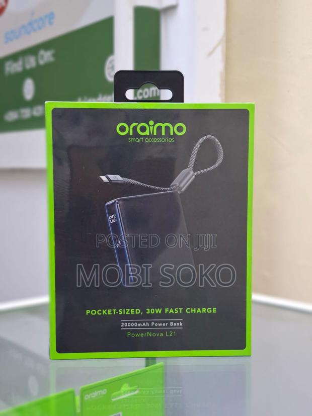 Oraimo Powernova L21, 30w, 20000mah Powerbank