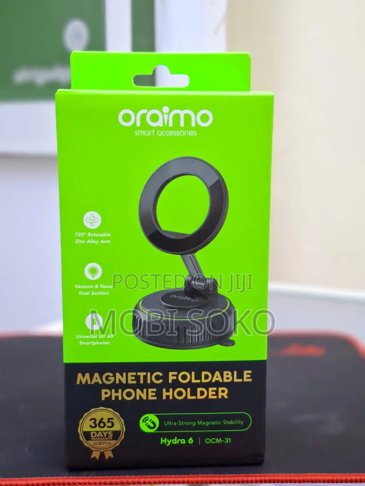 Oraimo Hydra 6 Ocm-31 720° Magnetic Foldable Phone Holder