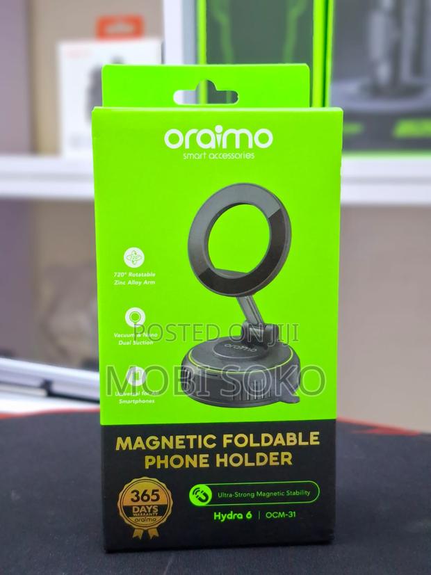 Oraimo Hydra 6 Ocm-31 720° Magnetic Foldable Phone Holder - thumbnail 3