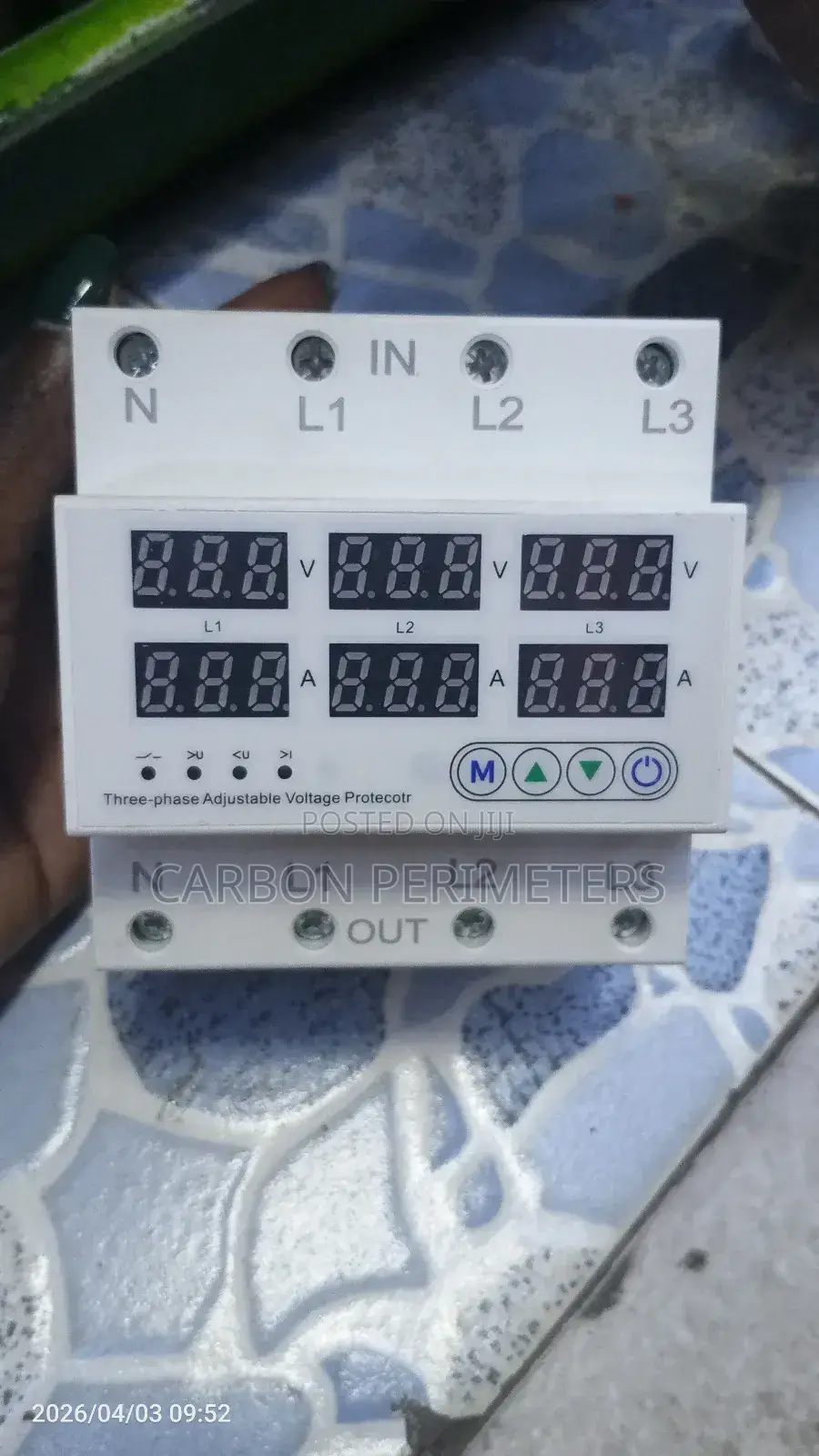 Adjustable Voltage Protector,3phase 100amps