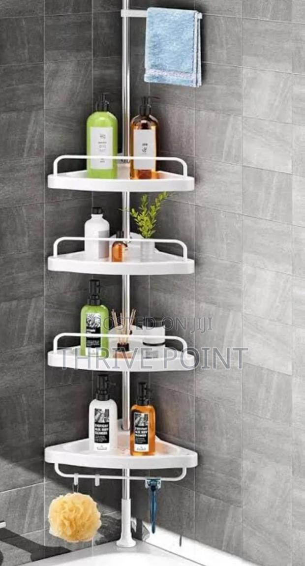 Adjustable Height Ground To Ceiling Multicorner Shelf - main view