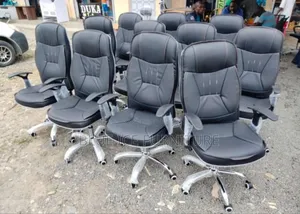 Executive Office Leather Chair Swivel
