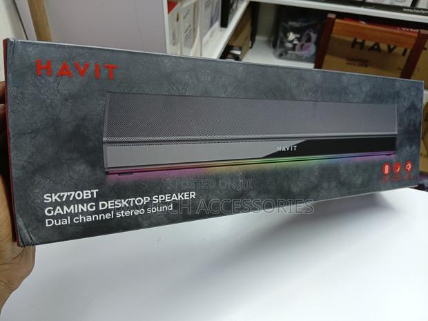 Havit Pc 20w Bluetooth V5.3 Computer Soundbar Speakers - Black - thumbnail 2