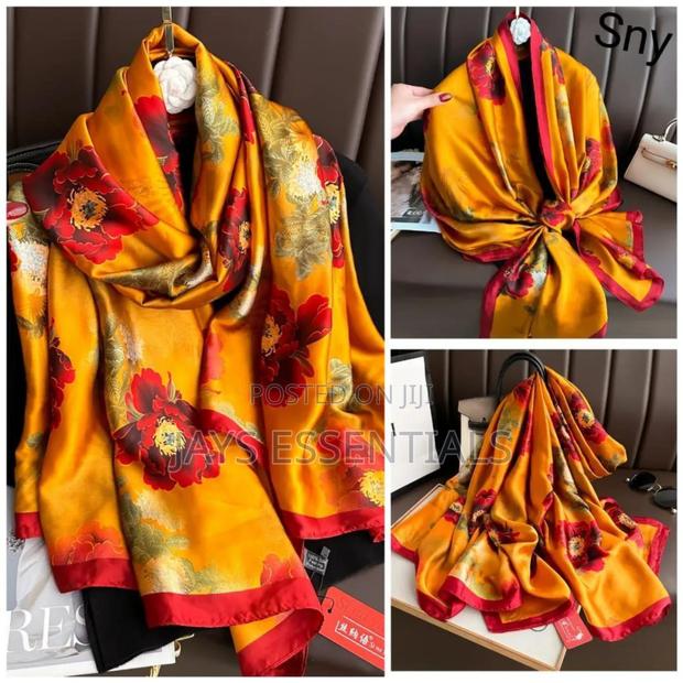 All Weather Silk Scarfs With Unique Prints and Patterns - thumbnail 10