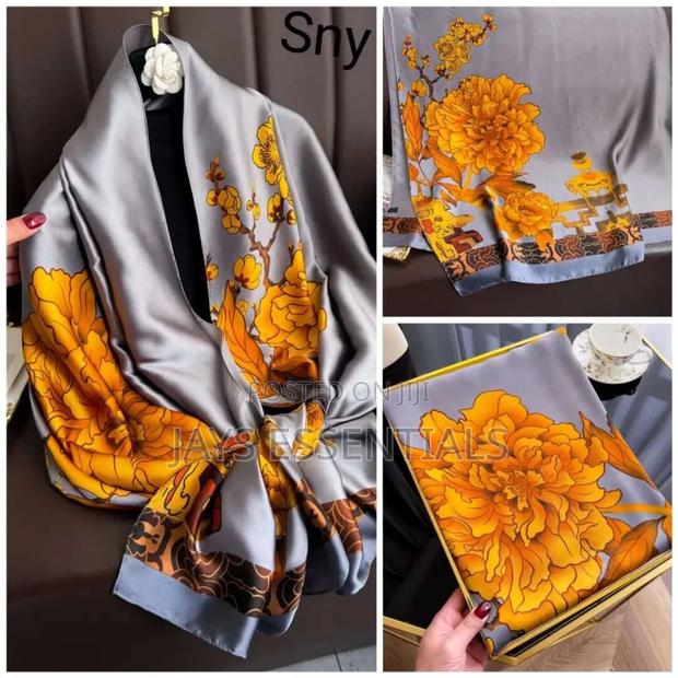 All Weather Silk Scarfs With Unique Prints and Patterns - thumbnail 13