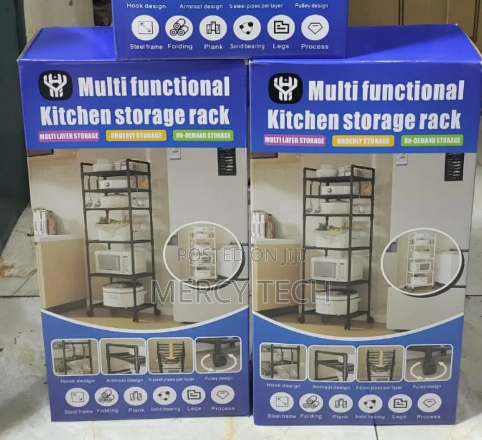 Multifunctional Kitchen Floor Stand