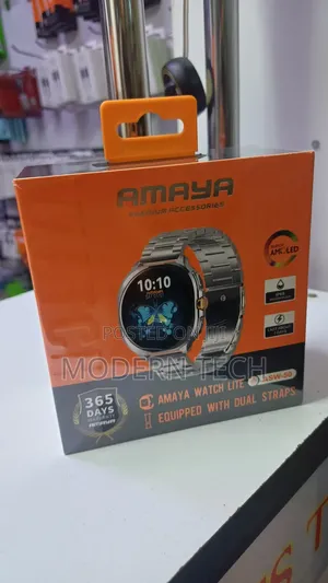 “Amaya Asw‐50 Smartwatch – Bluetooth Calling, Fitness Tracker