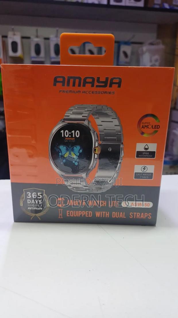 Amaya Asw‐50 Bluetooth Smart Watch – Activity Tracker Notifications