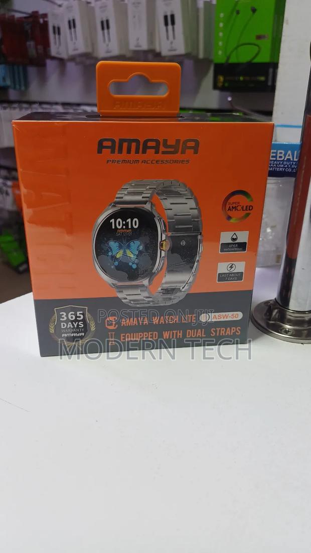 Amaya Asw‐50 Business Smartwatch With Fitness Call Functionality
