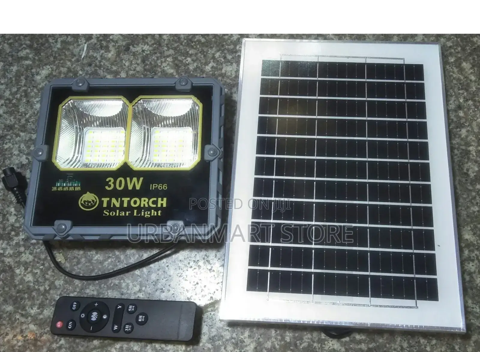TNT Torch 30w Solar Flood Light Outdoor Security Lamp
