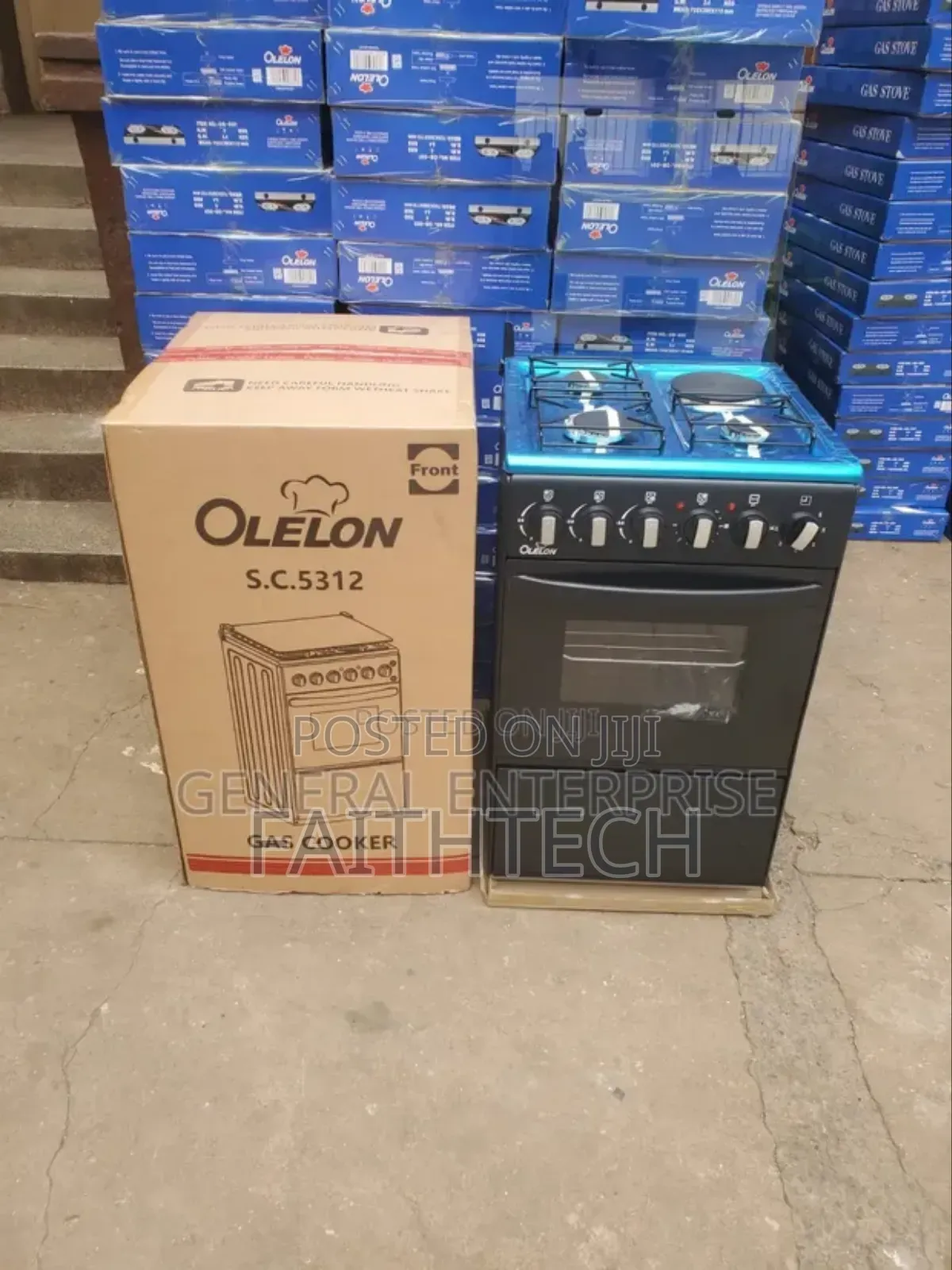 50*55 Olelon 3+1 Standing Cooker
