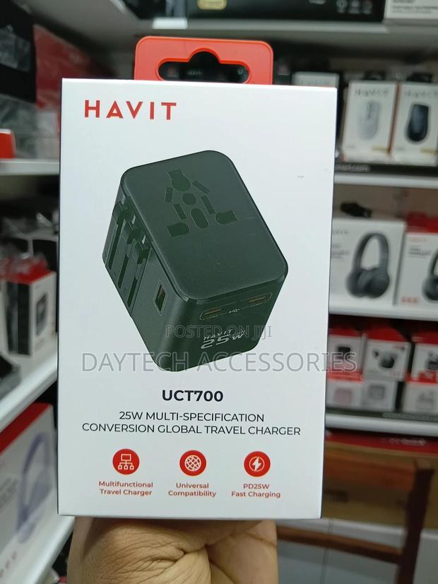 Havit 25w Uct700 Multi Conversion Global Travel Charger.