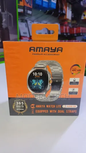 Amaya Asw‐50 Touch Smartwatch – Work, Track, Connect