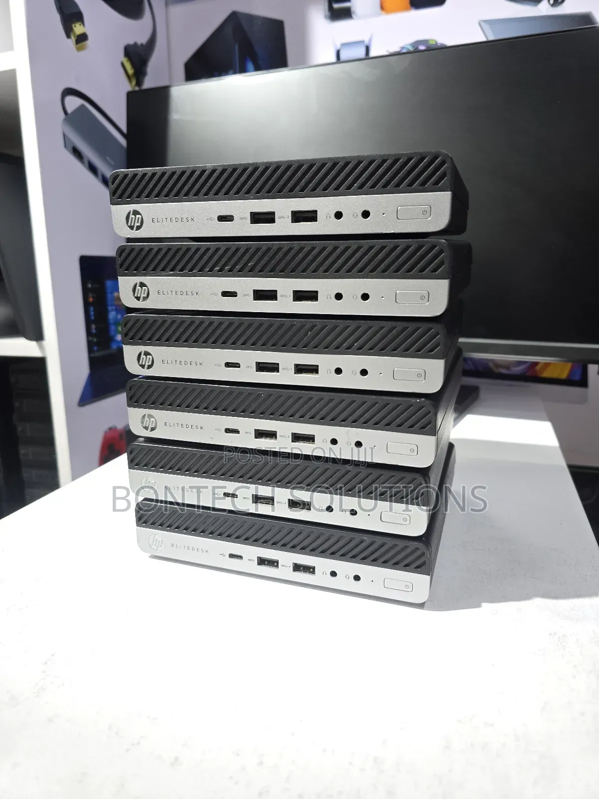 Desktop Computer HP EliteDesk 800 G3 8GB Intel Core i7 SSD 256GB