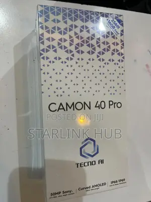 New Tecno Camon 40 Pro 4G 256 GB Black