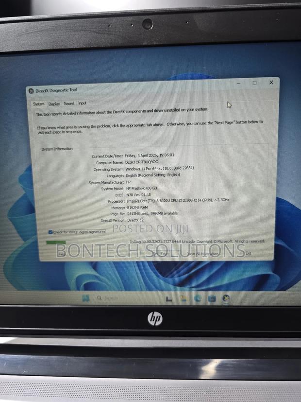 Laptop HP 430 G3 8GB Intel Core i5 SSD 128GB - thumbnail 4