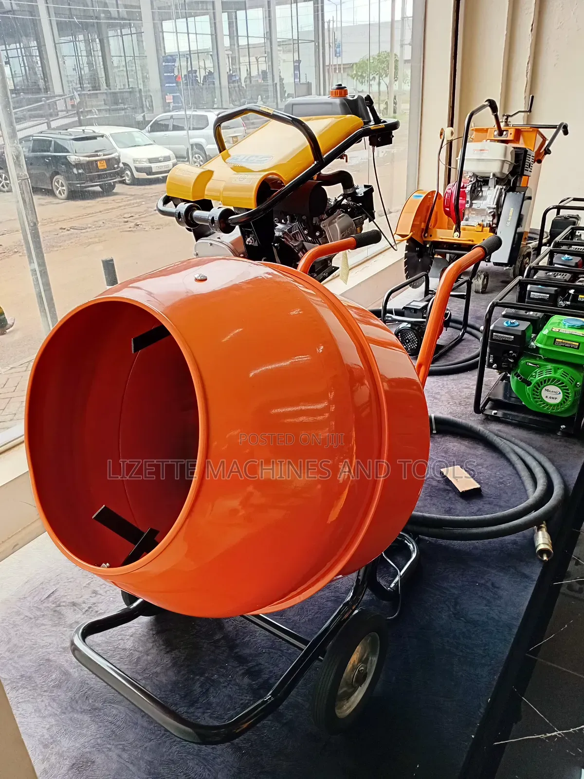140l Electric Concrete Mixer With Motor