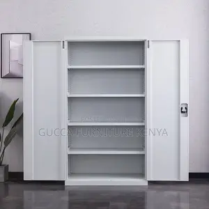 Full Steel 2-Door Document Display Cabinet