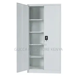 Full Steel 2-Door Document Display Cabinet