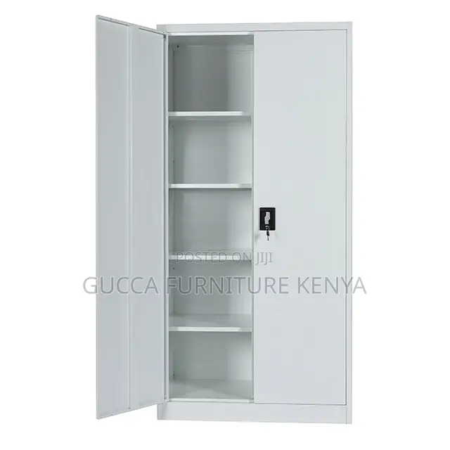 Full Steel 2-Door Document Display Cabinet