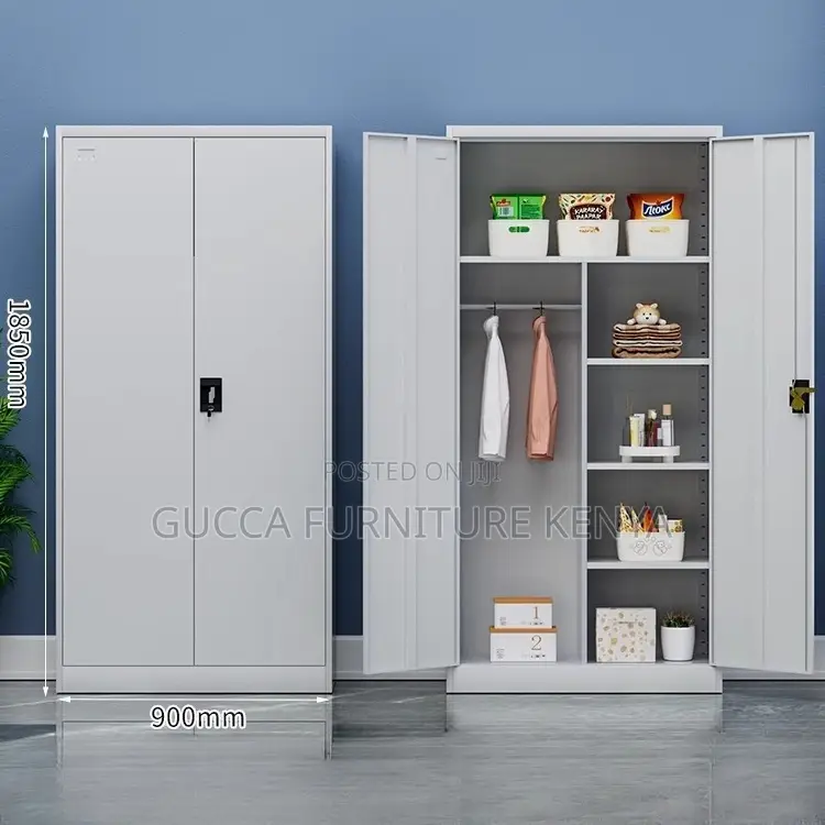 Full Steel 2-Door Document Display Cabinet
