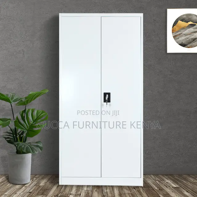 Full Steel 2-Door Document Display Cabinet