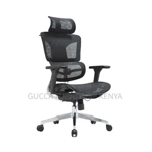 Full Mesh Orthopedic Reclining Seat With Footrest