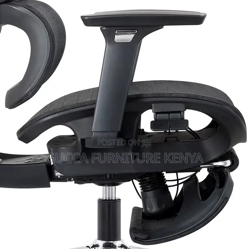 Full Mesh Orthopedic Reclining Seat With Footrest