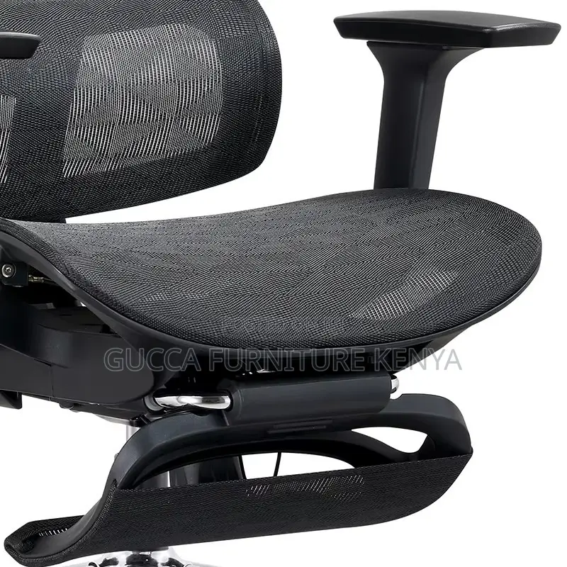 Full Mesh Orthopedic Reclining Seat With Footrest