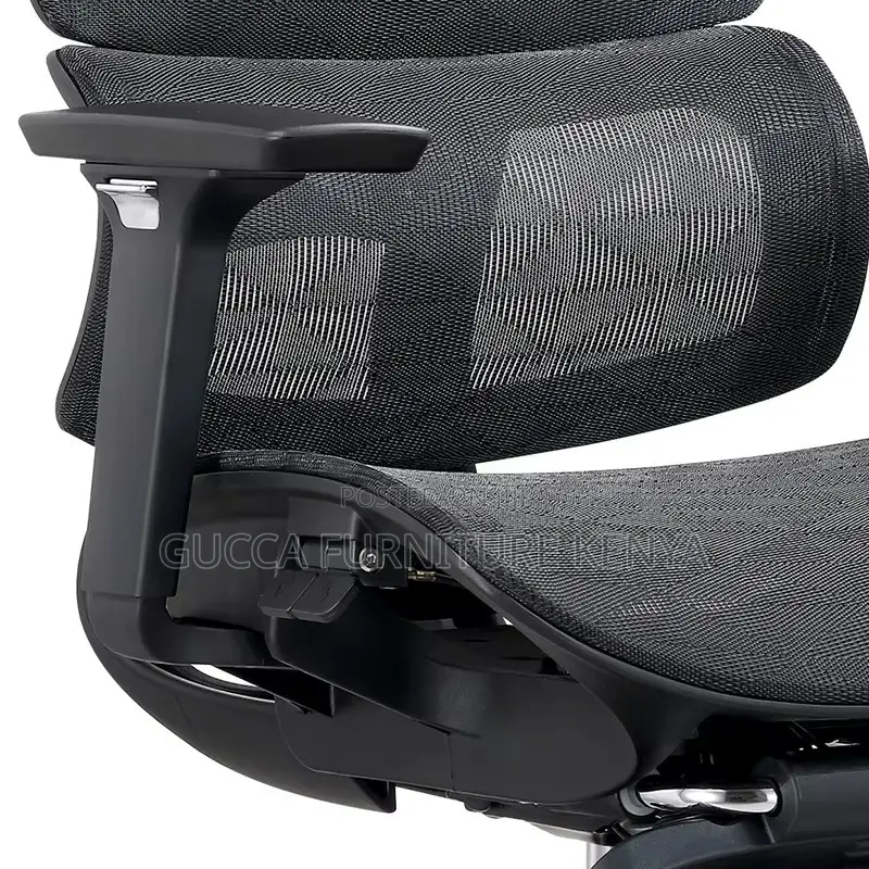 Full Mesh Orthopedic Reclining Seat With Footrest