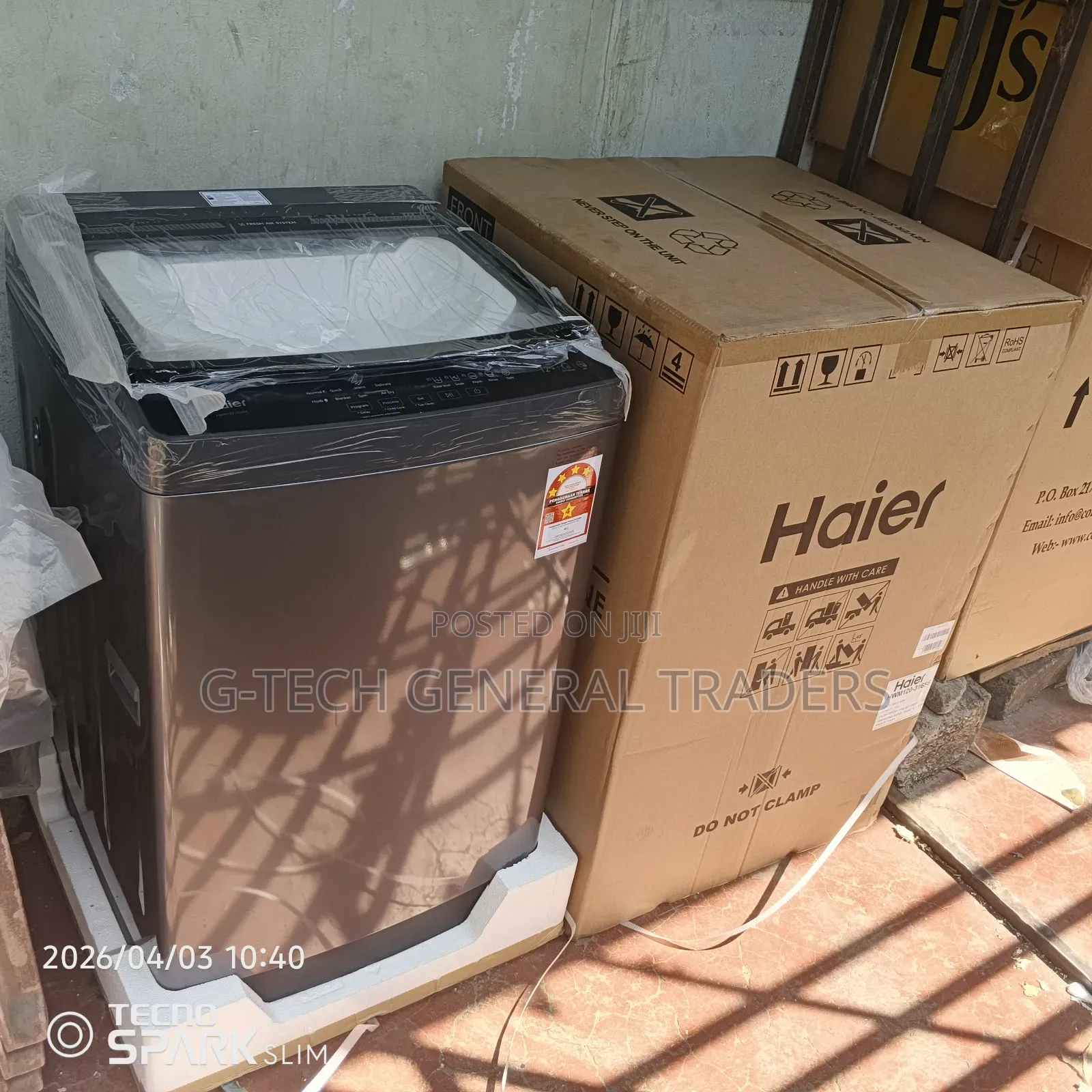 Haier Top Loader Fully Automatic 12kg Wash and Spin-Extra Spacious