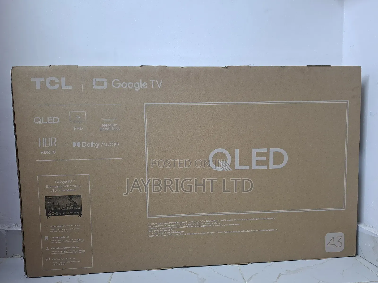 TCL 43s5k 43 Inch Qled Google Tv Full Hd