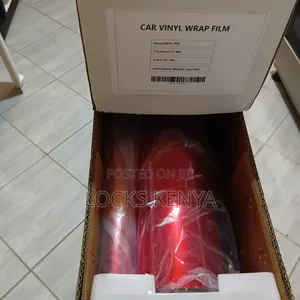 Metallic Soul Red Car Wrap