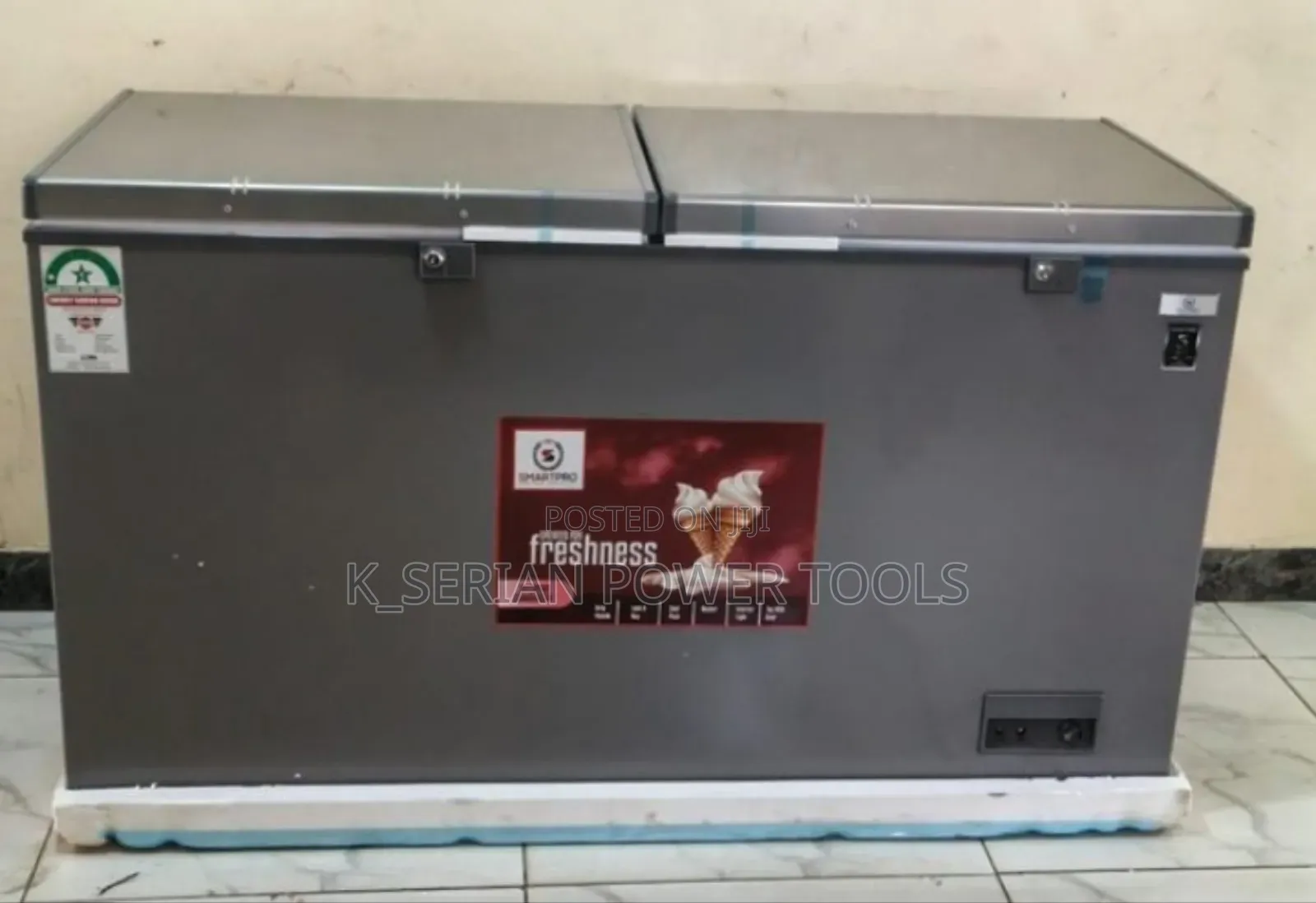 Smart Pro 450 Litres Chest Freezer Double Doors/450l Chest Freezer