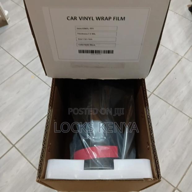 Black Car Wrap