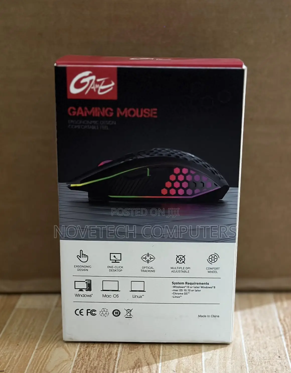 Wireless Gaming Mouse 3 Gears X801 8 Buttons 1600 Dpi Adjustable