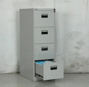 Arrange Four Drawers Metallic Filling Cabinet