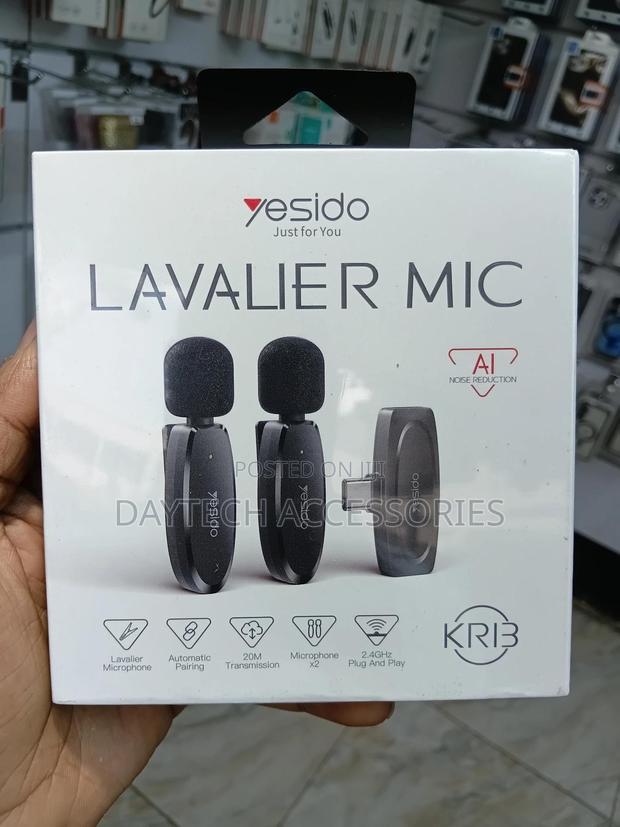 This Is a Yesido Wireless Lavalier Microphone System, - thumbnail 2