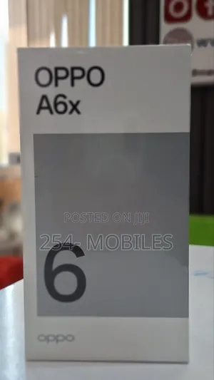 New Oppo A6x 256 GB Black