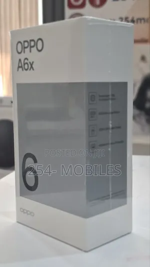New Oppo A6x 256 GB Black