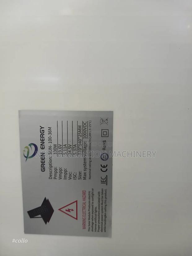 100watts Solar Panel - thumbnail 2