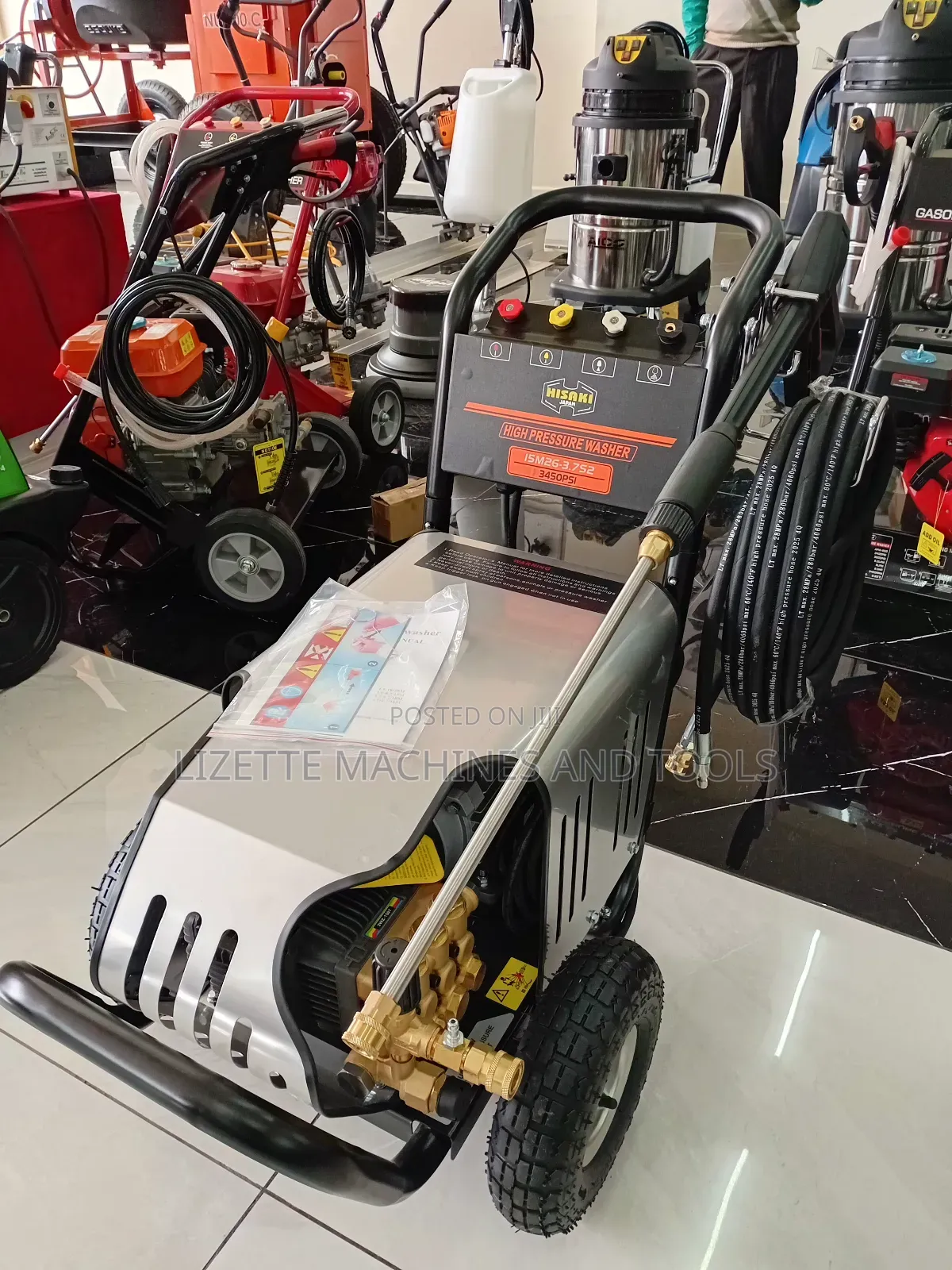 Hisaki 3450psi High Pressure Washer/Car Wash Machine