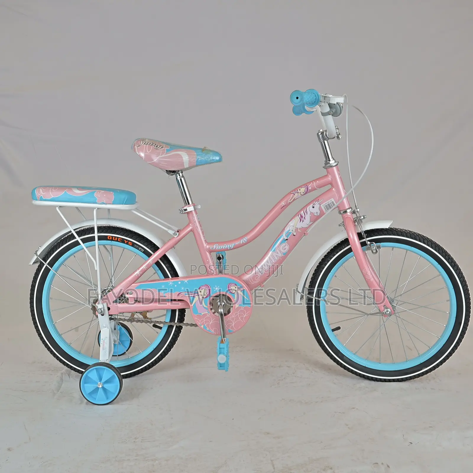 Beautiful Pink Swing Girls Bicycle - Ages 5-7