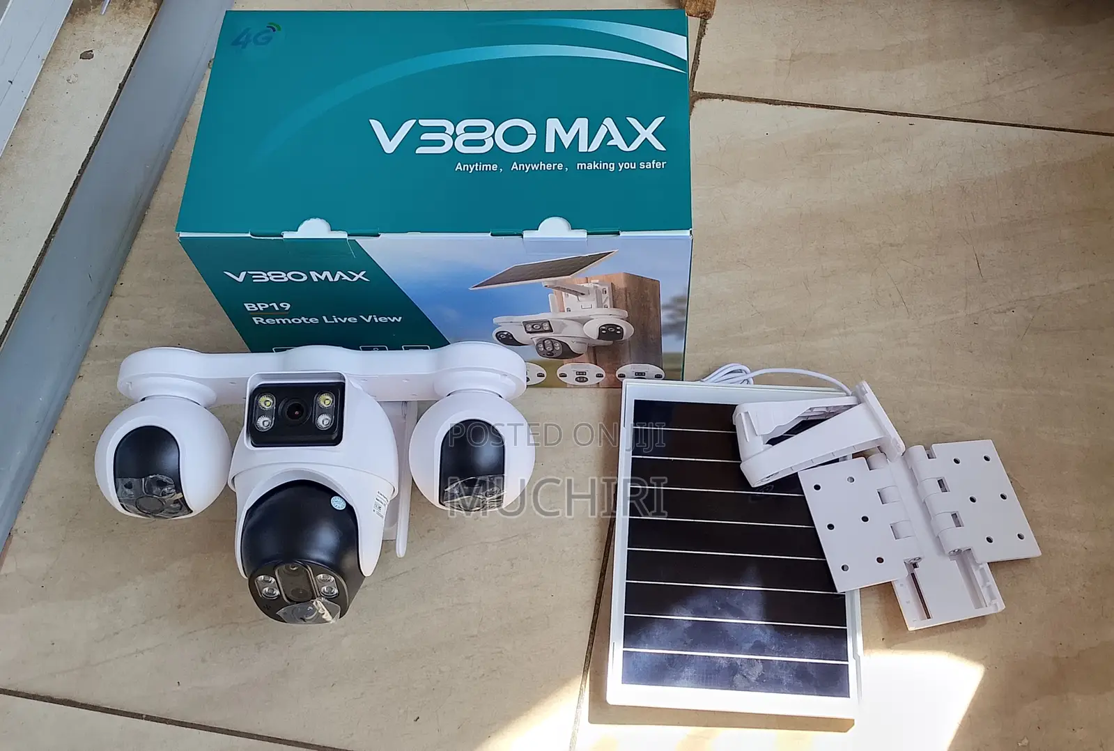 Four Lens 4g PTZ Solar Camera With Highin Built Alarm